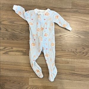 Cozy Blue Holiday One Piece Pajama